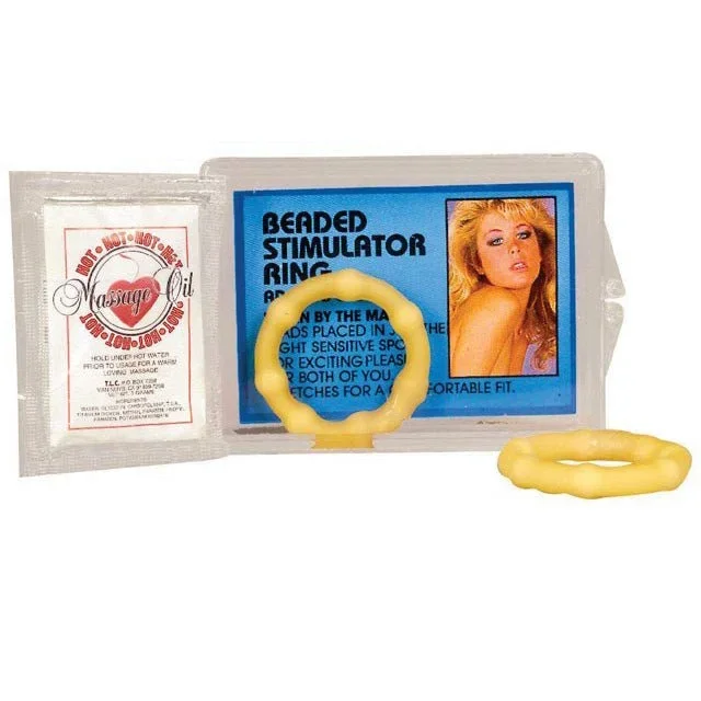 ‘++Beaded Stimulator Ring