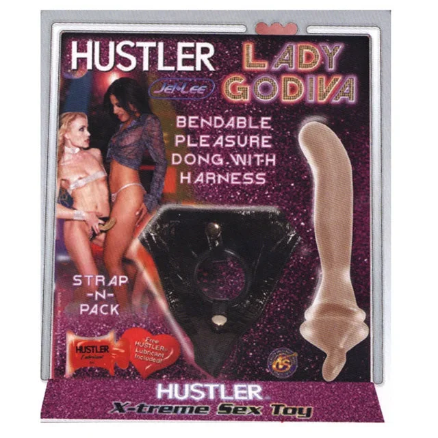 ‘++Lady Godiva Blk Dong W/ Harness