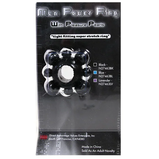 ‘++Man Strength Cock Ring(2)Blue