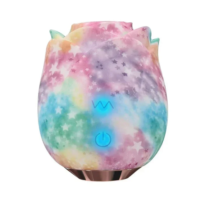 A&E Eve’s Ravishing Rose Tapping Clitoral Stimulator Rainbow