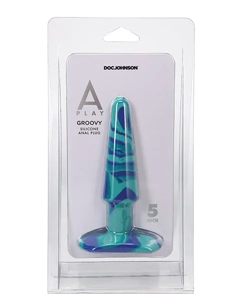A Play 5 Inch Groovy Silicone Anal Plug