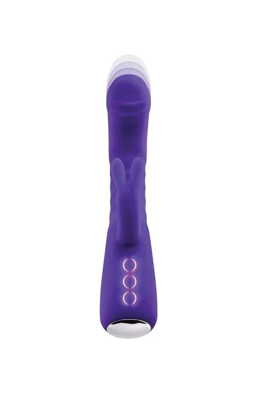 Adam & Eve – Eve’s Posh Thrusting Warming Rabbit Vibrator – Purple