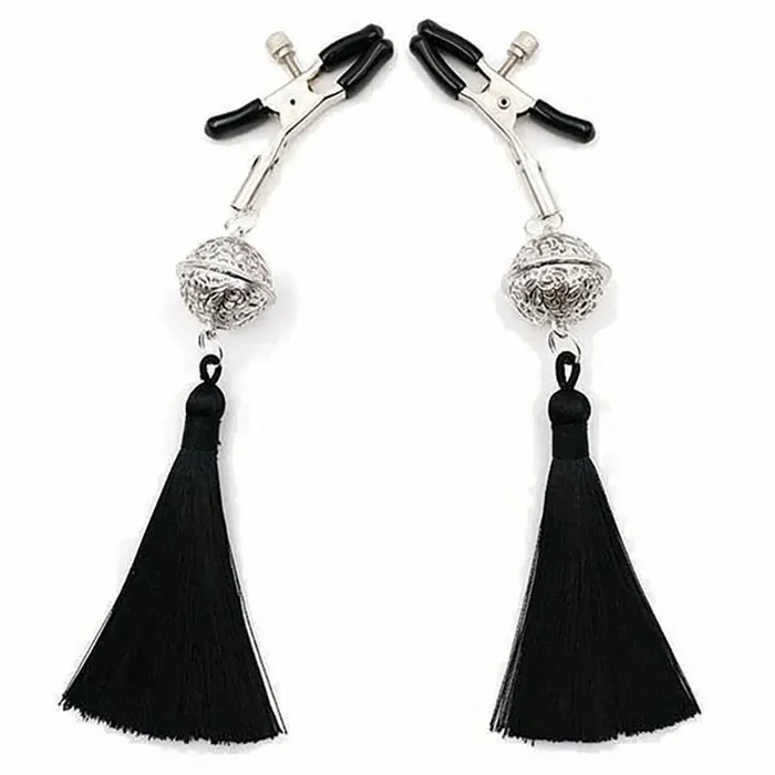 Af Sexy Nipple Clamps Black Tassle