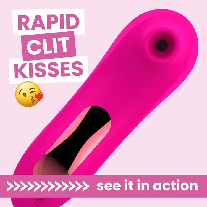Air Pulse Clit Kiss Stimulator – Surrounds Your Clit with Fluttering Air Taps!