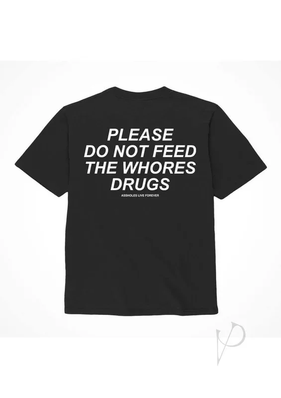 Alf Please Do Not Drugs Tshirt Xl Black