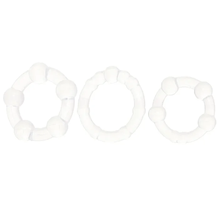Alpha Liquid Silicone Beaded Rings