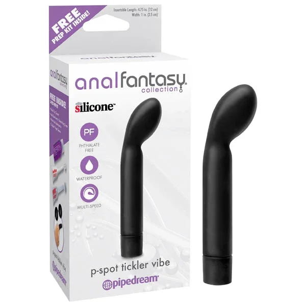 Anal Fantasy Collection P-spot Tickler Vibe – Black 12 cm (4.75”) Prostate Vibrator