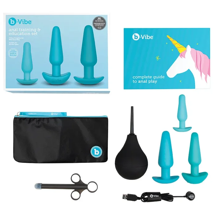 b-Vibe Anal Training and Education Set – Teal