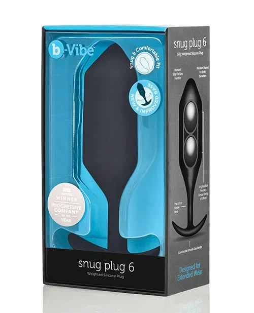 b-Vibe Weighted Snug Plug 7 – 600 G Black