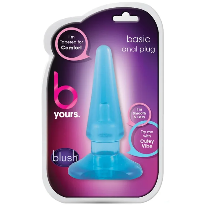 B Yours Basic Blue 4-Inch Anal Plug