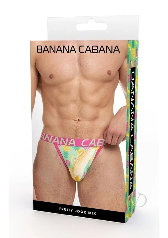 Banana Cabana Jock Fruit Medium Large Multicolor