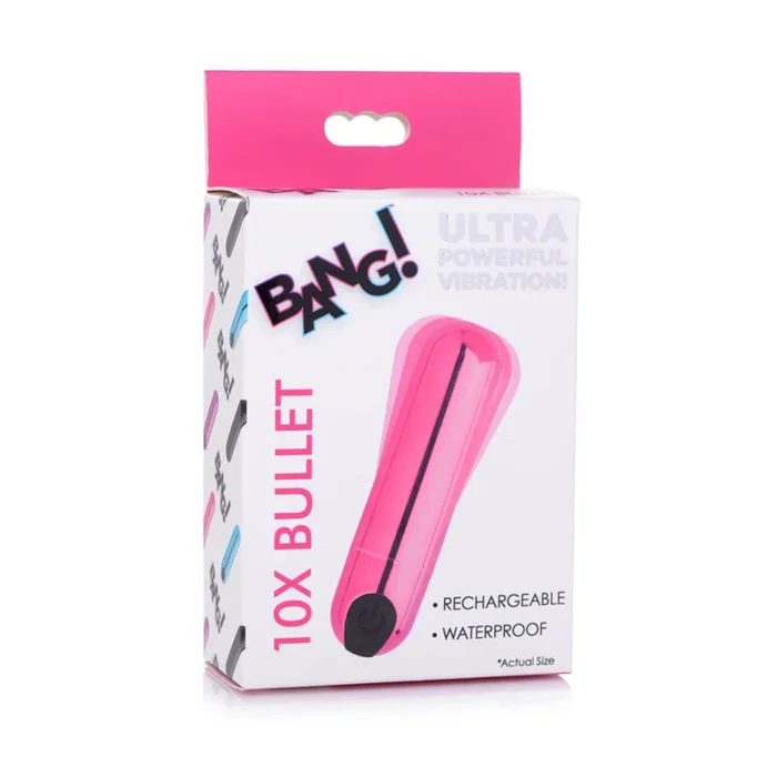 Bang! 10X Vibrating Metallic Bullet – USB Rechargeable Bullet Vibrator