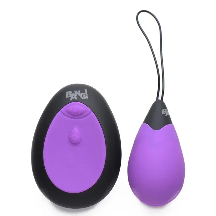 Bang – 10x Silicone Vibrating Egg – Purple