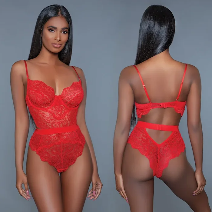 BeWicked Bettany Bodysuit – Red XL
