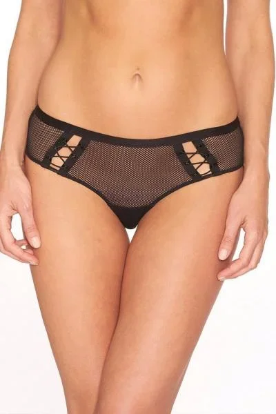 Black – Bottle Caps Tanga Panty –