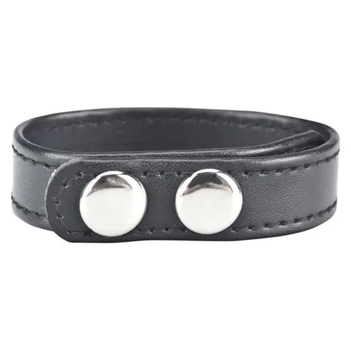 Blue Line Snap Cock Ring Black 7.75 Inch