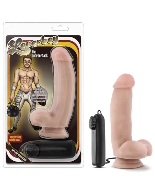 Blush Loverboy The Quarterback 7″ Vibrating Realistic Cock – Vanilla