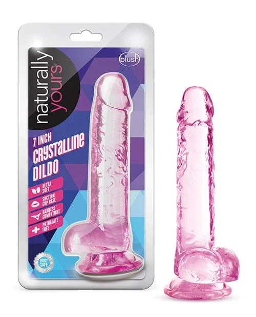 Blush Naturally Yours 7″ Crystalline Dildo