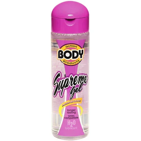 Body Action Supreme Water Based Gel – 2.3 oz Bottle