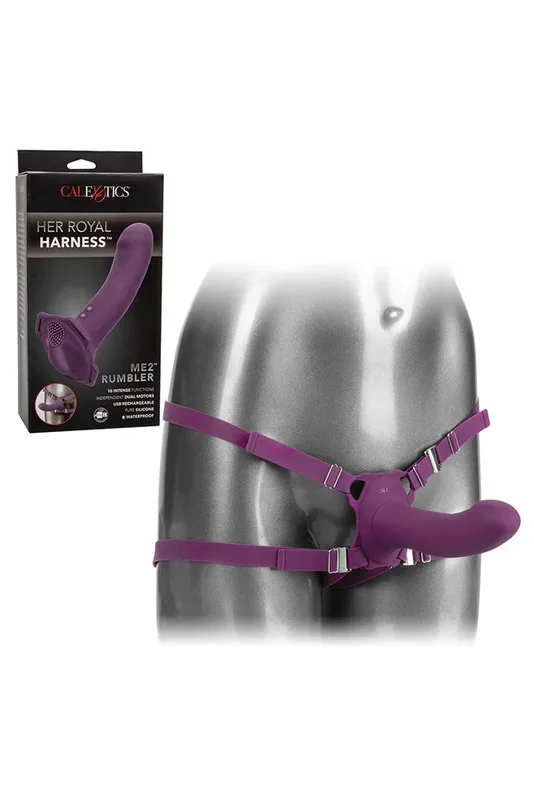 Cal Exotics – Me2 Rumbler Vibrating Strap-On – Purple