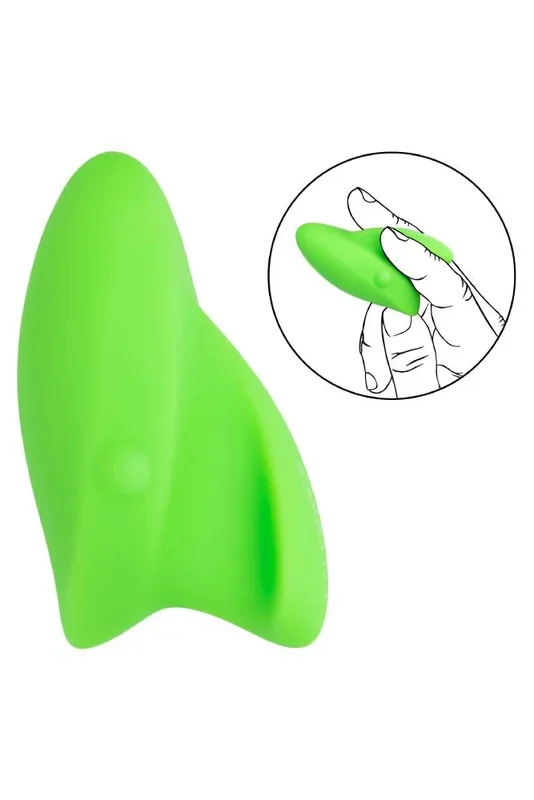 Cal Exotics – Neon Vibes – Ecstasy Handheld Vibrator – Green