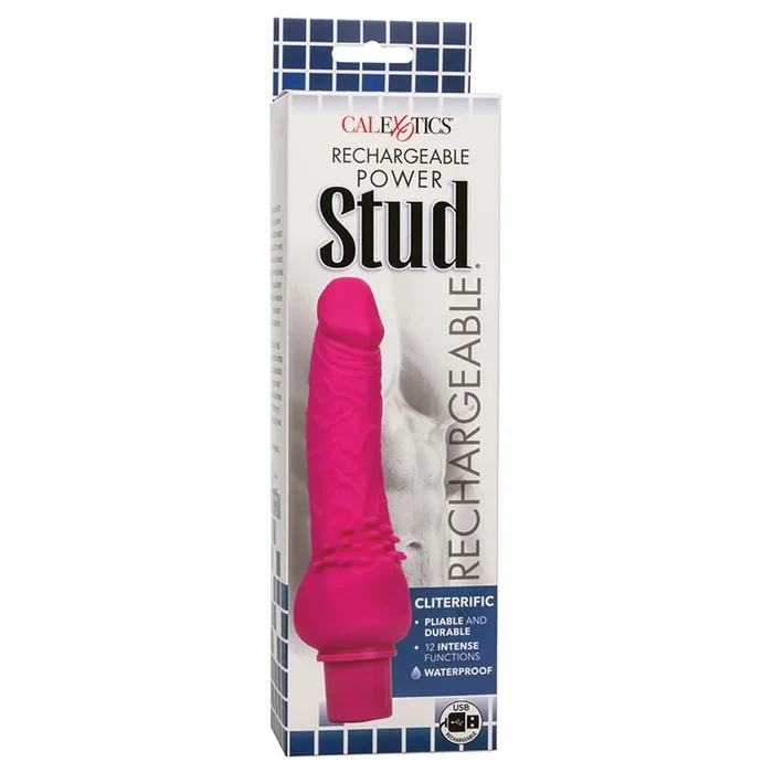 CalExotics Rechargeable Power Stud Cliterrific – Pink