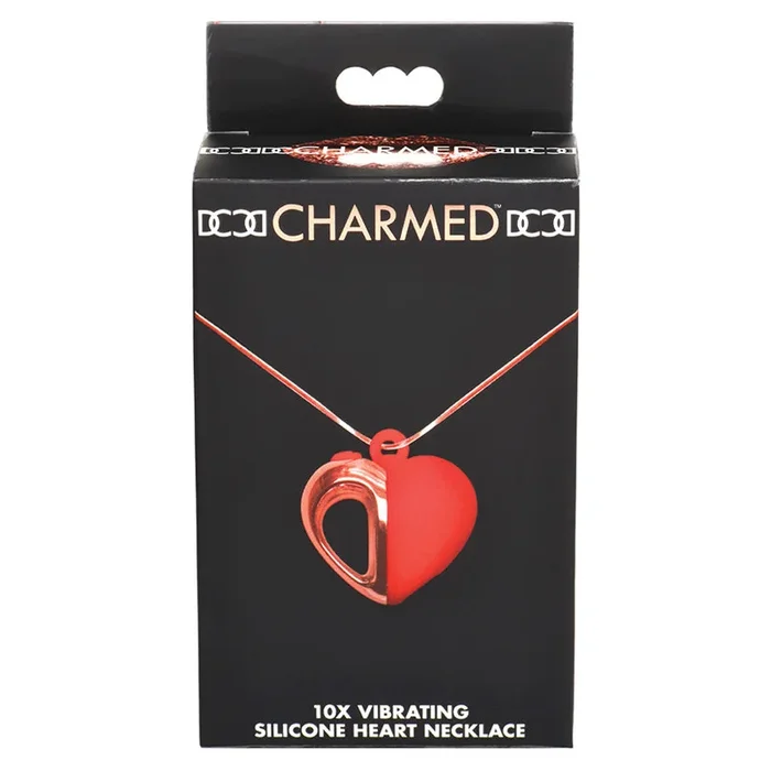Charmed Vibrating Silicone Heart Neckl…