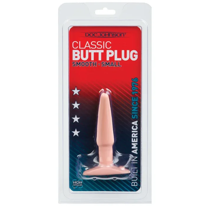 Classic Butt Plug Smooth – Small – White