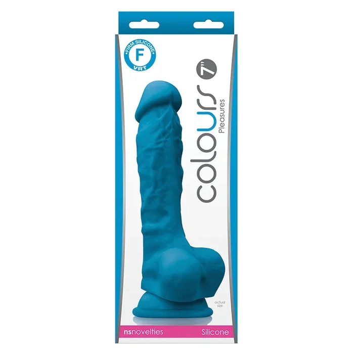 Colours Pleasures Dildo – Blue 7″