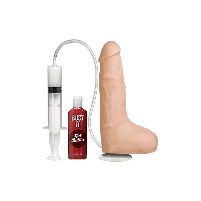 Doc Johnson – Bust It – Squirting Realistic Cock – Beige