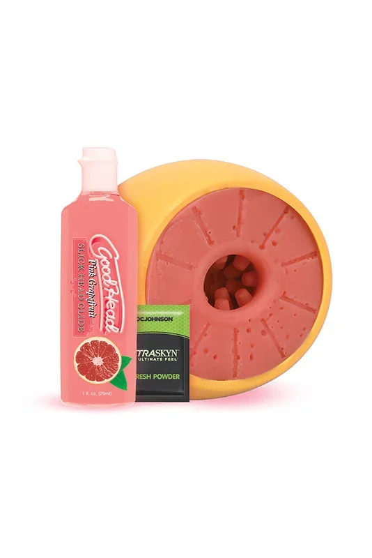 Doc Johnson – GoodHead – Grapefruit Blowjob Set