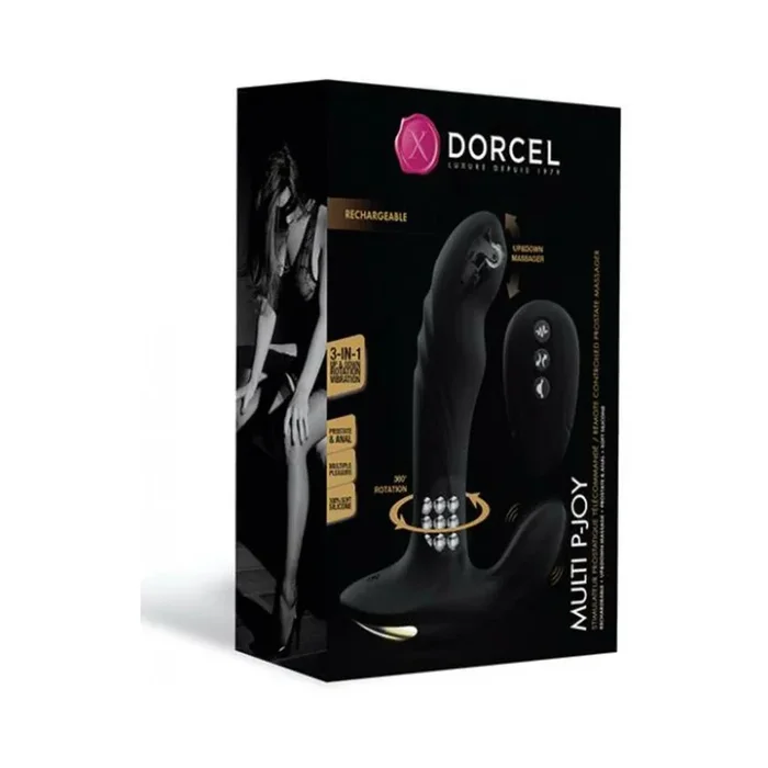 Dorcel P-joy Double Action Prostate Massager – Black