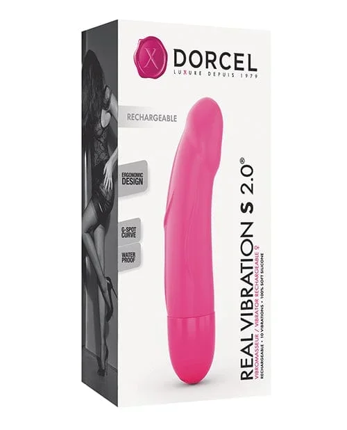 Dorcel Real Vibration S 6″ Rechargeable Vibrator – Pink