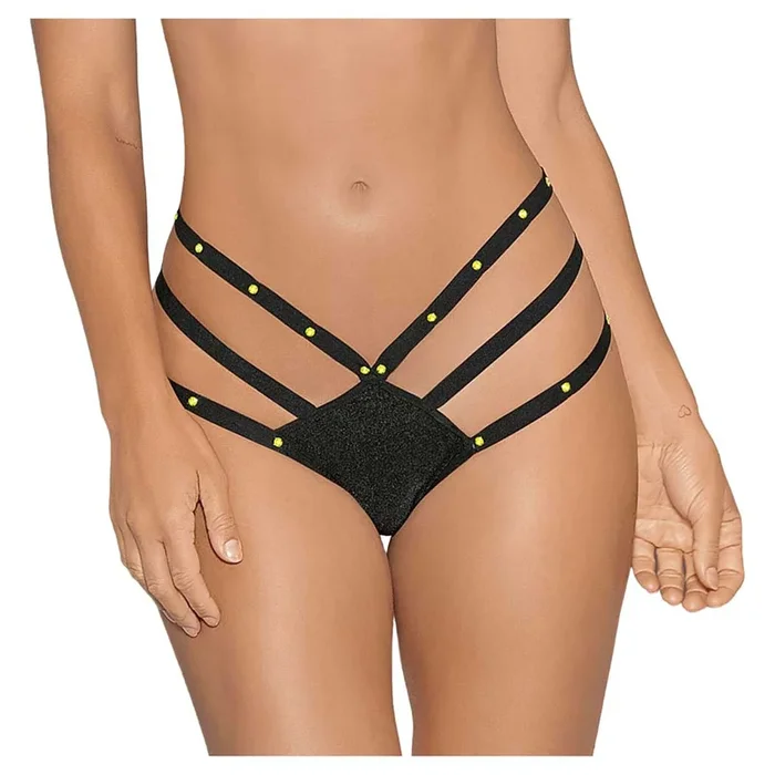 Escante Glow Stones Black Light Dancewear Strappy Thong