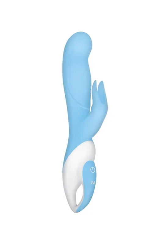 Evolved – Raging Rabbit Petite Dual Vibrator – Blue