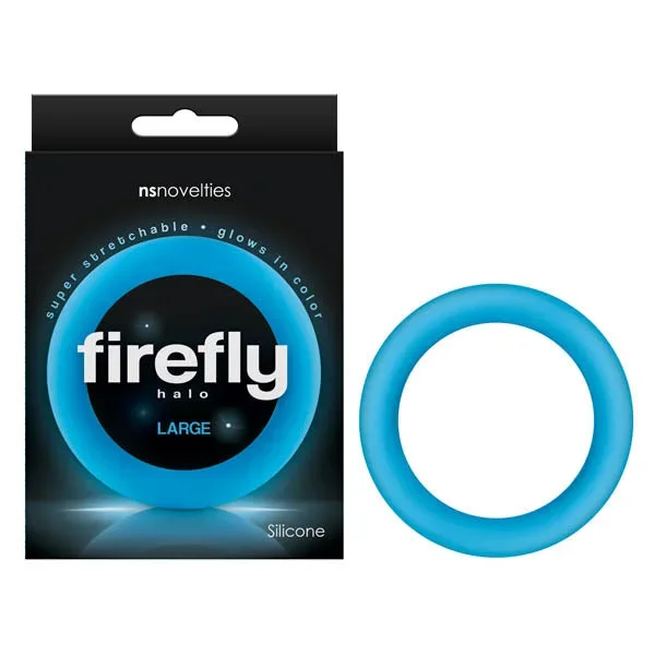 Firefly Halo – Glow In Dark 60 mm Cock Ring – Blue