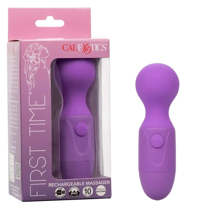 First Time Rechargeable Massager – Purple