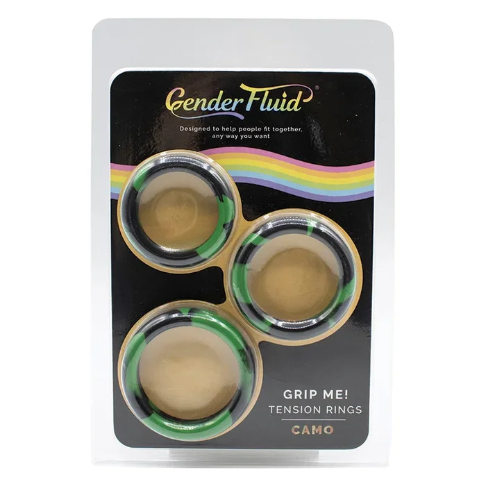 Gender Fluid Grip Me Tension Ring Set – Camo