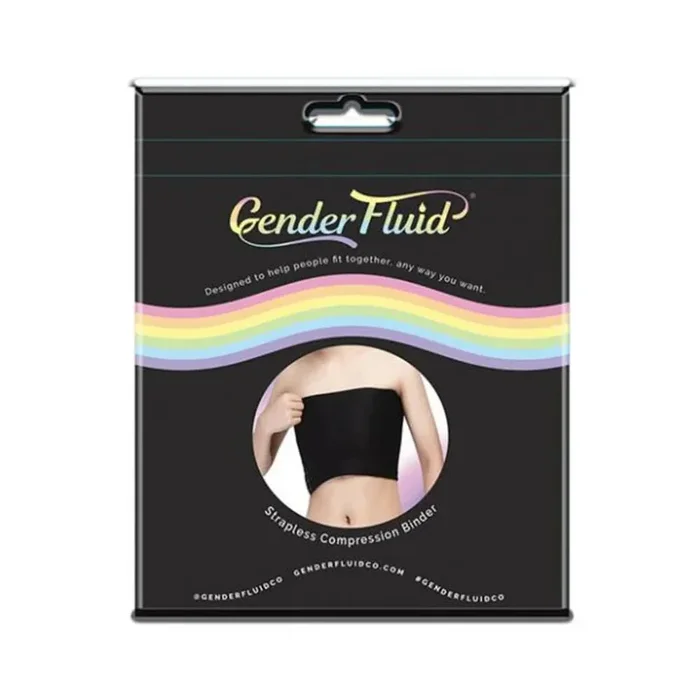 Gender Fluid Strapless Chest Compression Binder – Xxxl Black