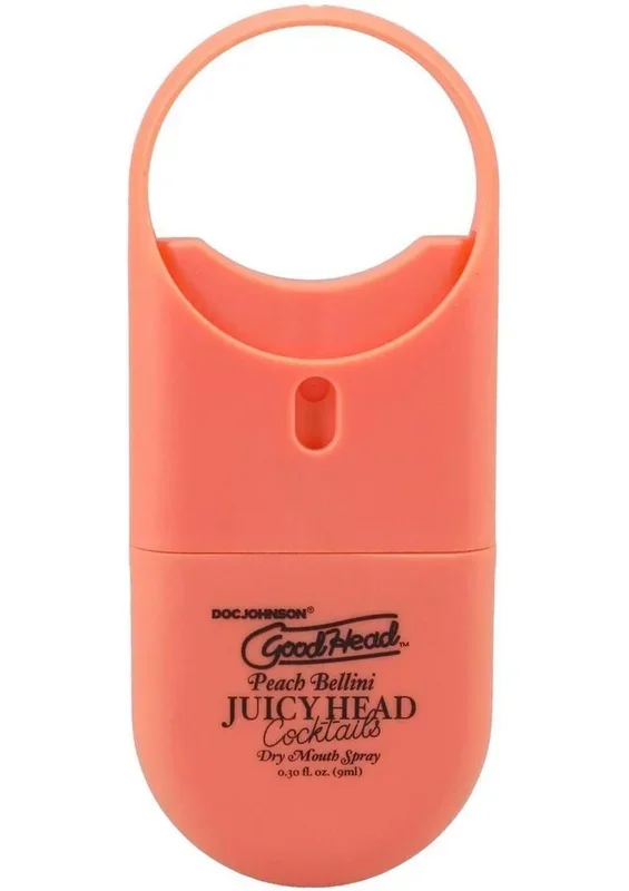 Goodhead Juicy Head Cocktails Dry Mouth Spray To-Go Peach Bellini