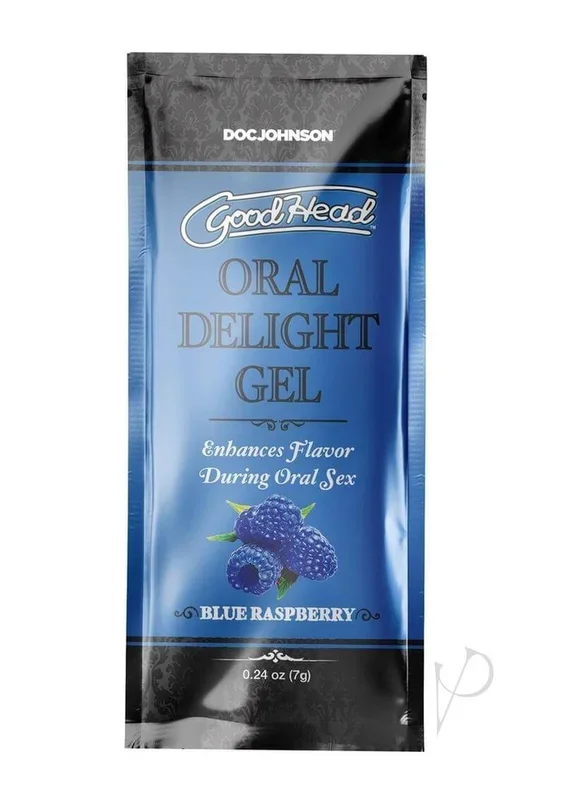 GoodHead Oral Delight Gel Blue Raspberry – 48-Pack Bulk