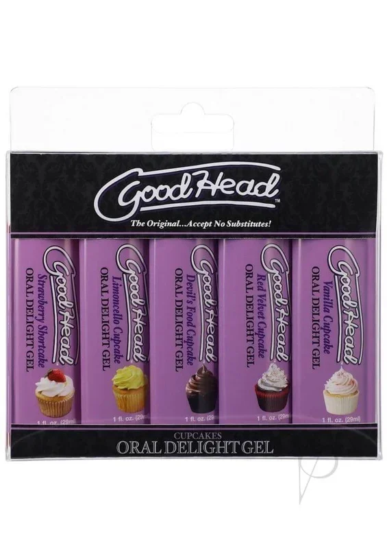 GoodHead Oral Delight Gel Cupcakes (5 Pack) 1oz