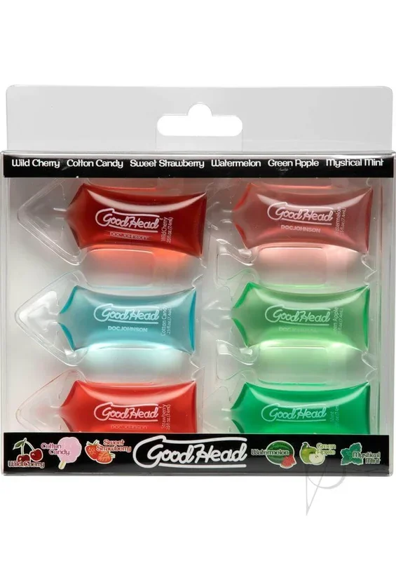 GoodHead Pillow 6-Pack | Edible Blow Job Enhancer Assortment