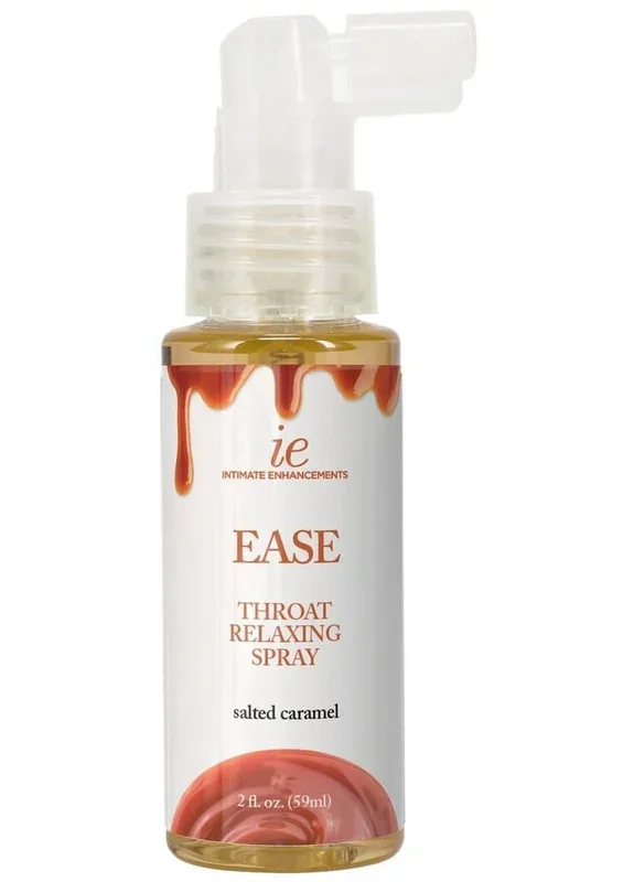 Intimate Enhancements Ease Throat Relaxing Spray 2oz – Salted Caramel