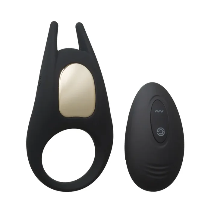 INTY Toys Crave Vibrating Cock Ring Black