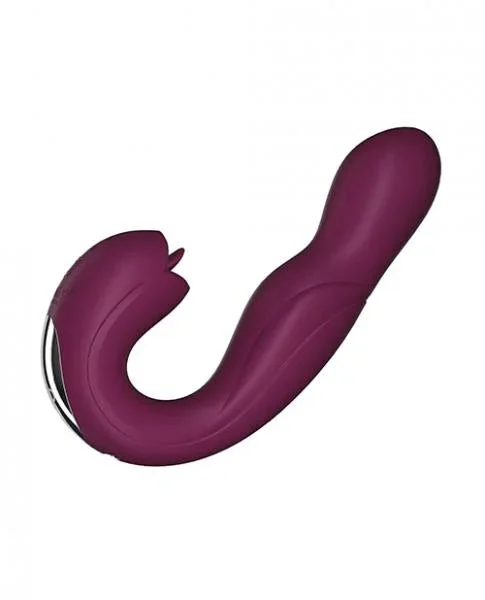 Joi Rotating Head G-spot Vibrator & Clit Licker – Purple