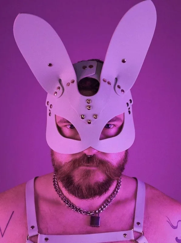 LOLLIWRAPS ICONIC MIKA BUNNY FACE MASK