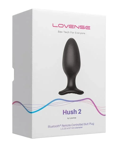 Lovense Hush 2 2.25″ Butt Plug – Black