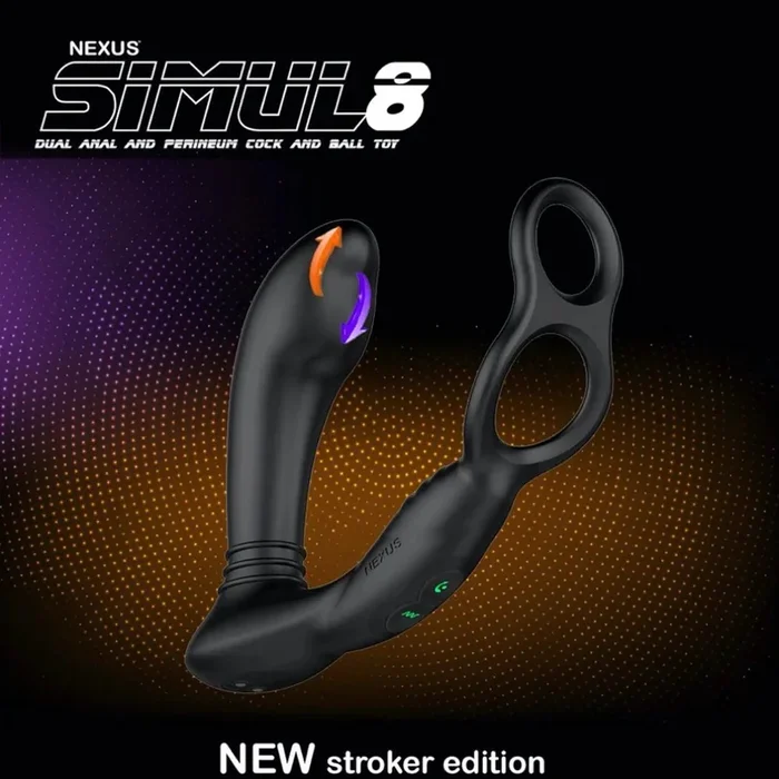 Nexus Simul8 Dual Anal & Perineum Cock and Ball Stimulator (New Stroker Edition)