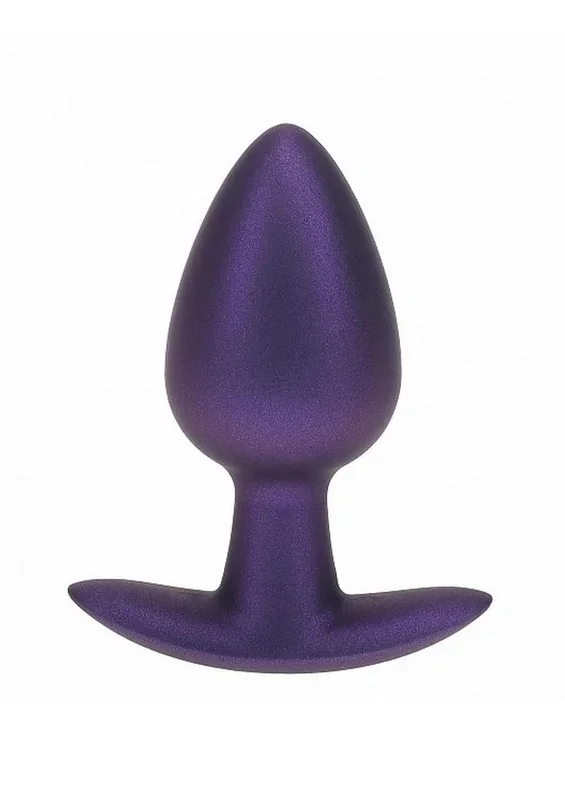 Ouch! Anal Plug Silicone – Medium – Metallic